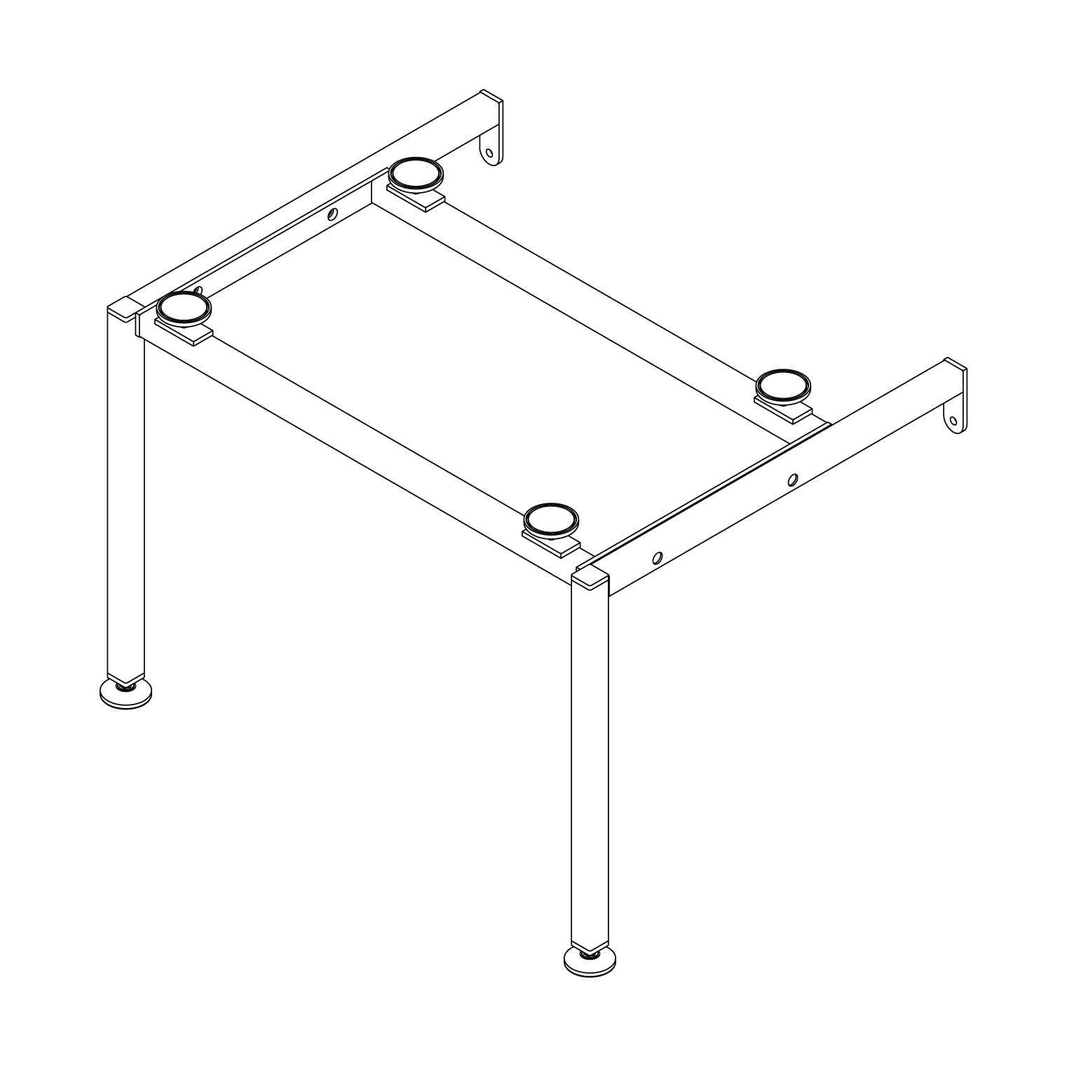 Wall Fixed Adjustable Belfast Sink Support Stand